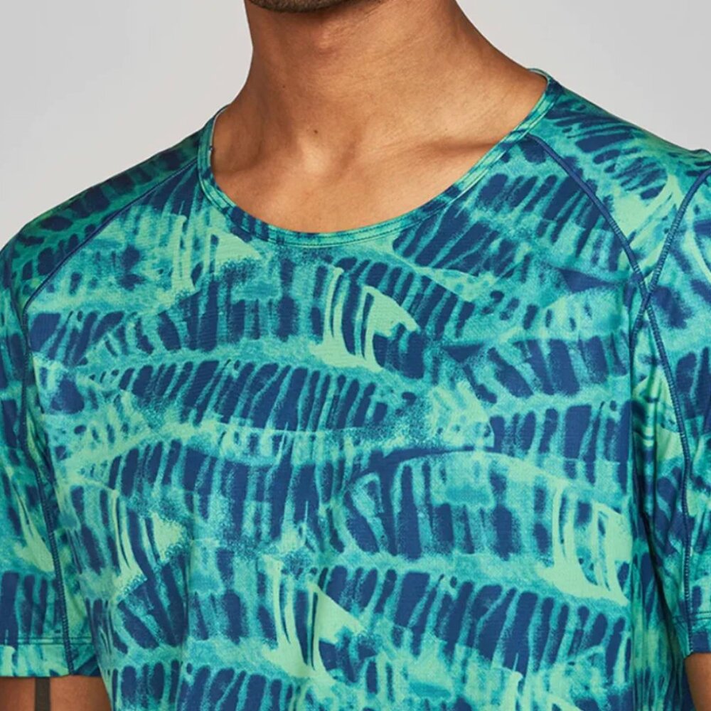 Janji Run All Day Tee Cyanotype Foliage M - Picture 3 of 11